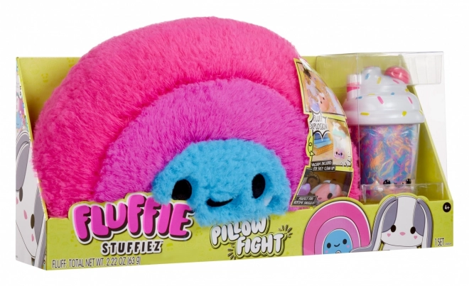 Vankúš Fluffie Stuffiez Pillow Fight dúha
