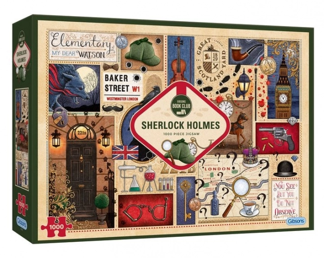 Puzzle knižný klub: Sherlock Holmes 1000 dielikov