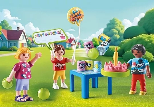 Sada narodeninovej párty pre deti Playmobil