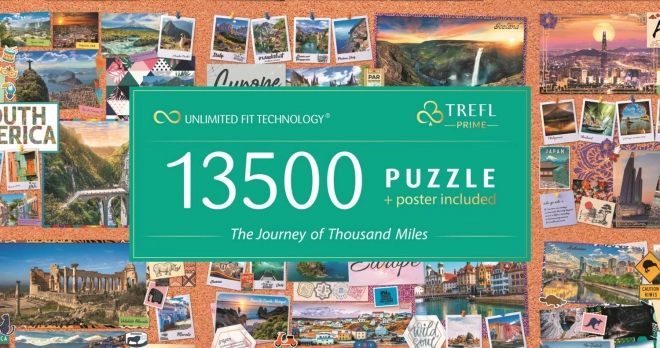 TrefL Puzzle Cesta tisíc míľ 13500 dielikov