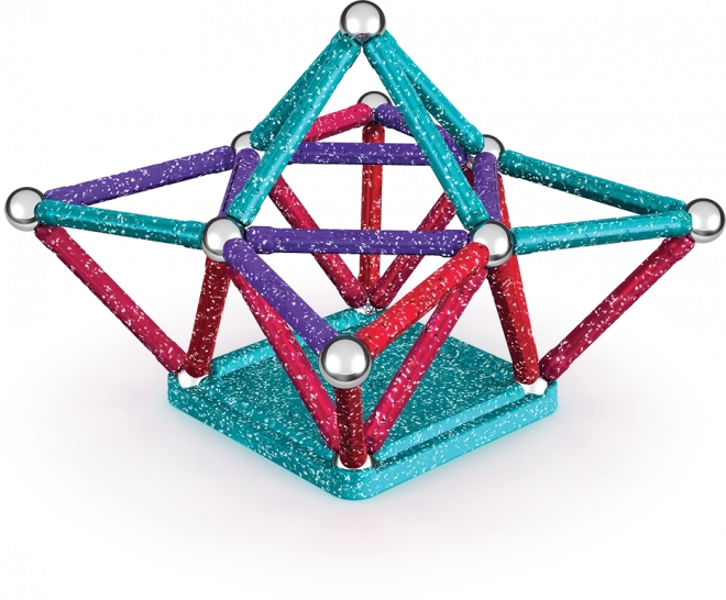 Geomag Glitter 60 dielikov