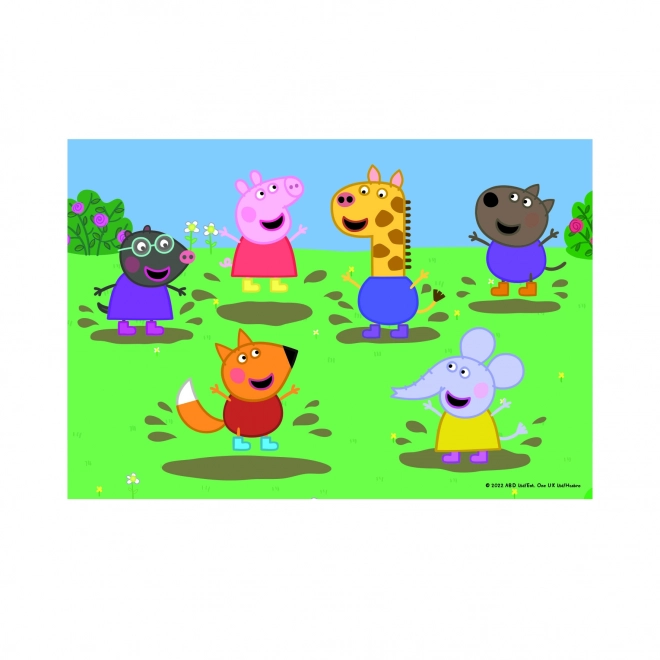 Puzzle Peppa Pig a kamaráti 2x48 dielikov