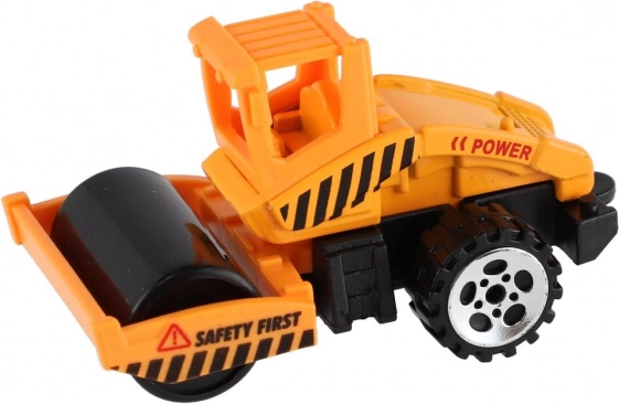 Mini stavebné autá kov/plast 7 cm voľný chod mix druhov