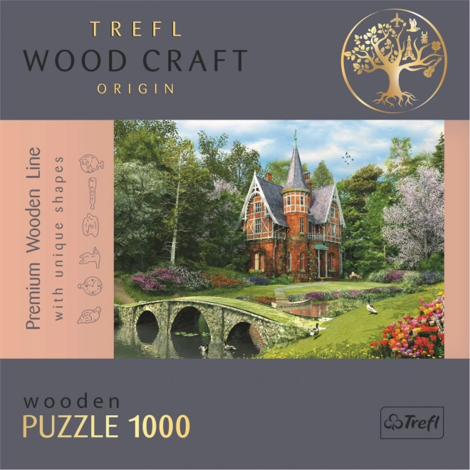 Trefl Wood Craft Viktoriánsky Dom Puzzle 1000 Dielikov