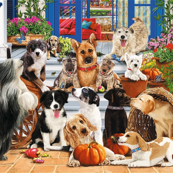 Drevené puzzle Psie priateľstvo 1000 dielikov