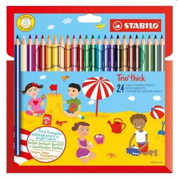 STABILO Trio silné pastelky 24 ks