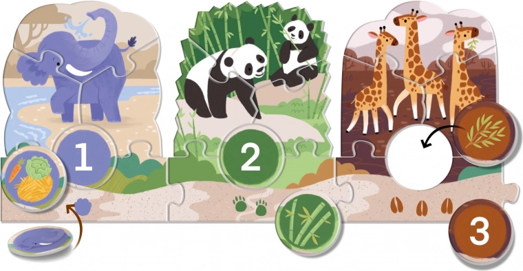 Učenie stôp a potravy formou hry