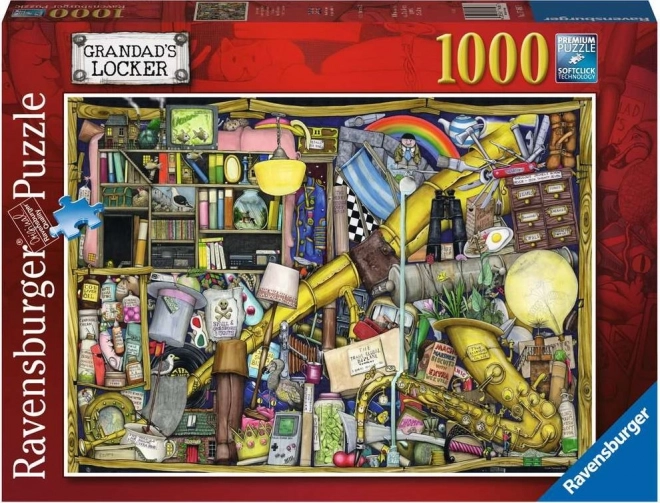 Ravensburger puzzle dedovská skriňa 1000 dielikov