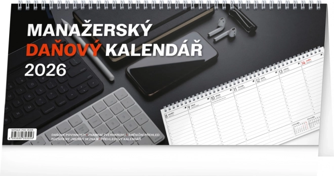 Stolový kalendár Manažérsky daňový 2026