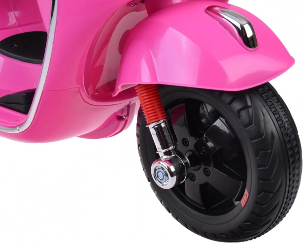 Elektrický skúter Vespa GTS Super pre deti – Ružová