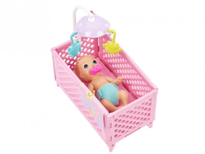 Barbie Chůva Herný Set - Spinkanie