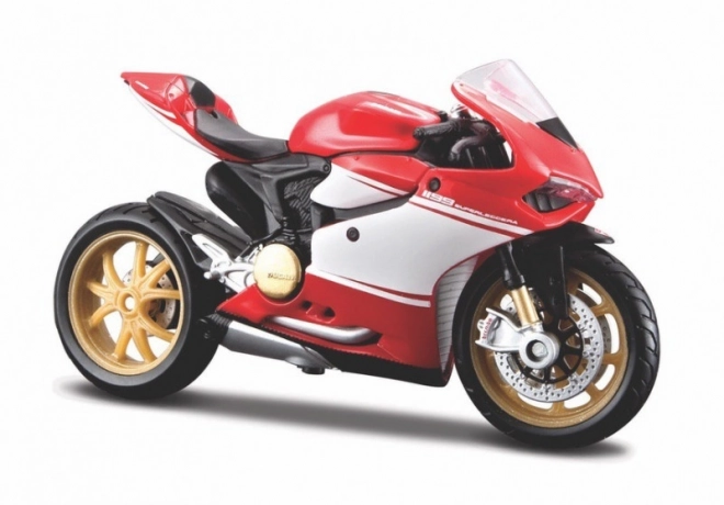 Model kovového motocykla Ducati Superleggera