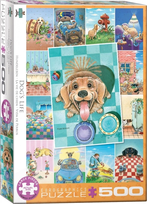 Puzzle Psí život XL 500 dielikov