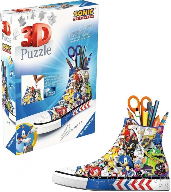 Ravensburger 3D puzzle teniska Ježko Sonic 112 dielikov