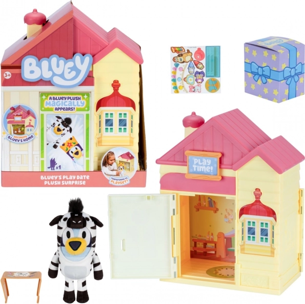 Domček prekvapení s plyšákom Bluey