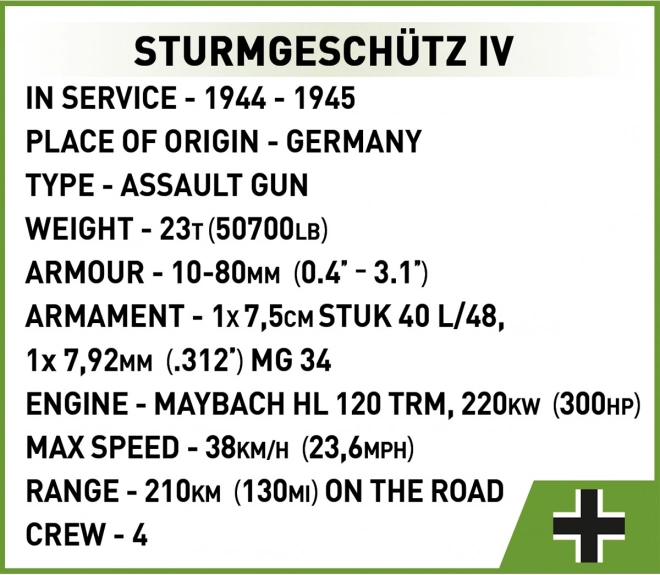 Kocky Sturmgeschutz IV Sd.Kfz. 167