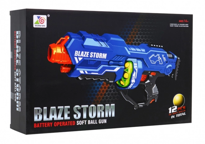 Veľká Puska pre Tínedžerov 14+ Blaze Storm s 12 Penovými Guľkami a Dodatočnou Rukoväťou