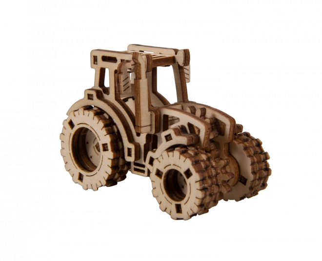 Drevené puzzle 3D - model traktor Fendt 210