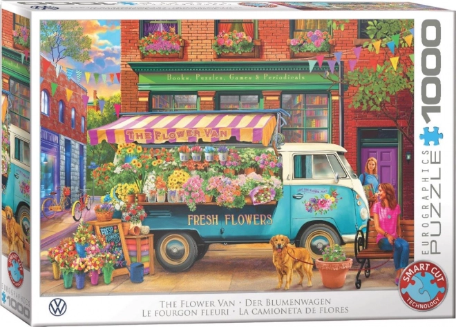 Eurographics Puzzle Kvetinová dodávka 1000 dielikov