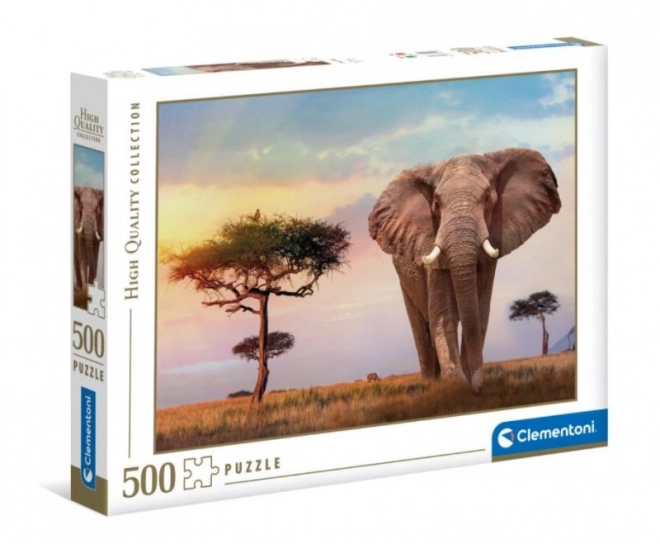 Clementoni puzzle Africký západ slnka 500 dielikov