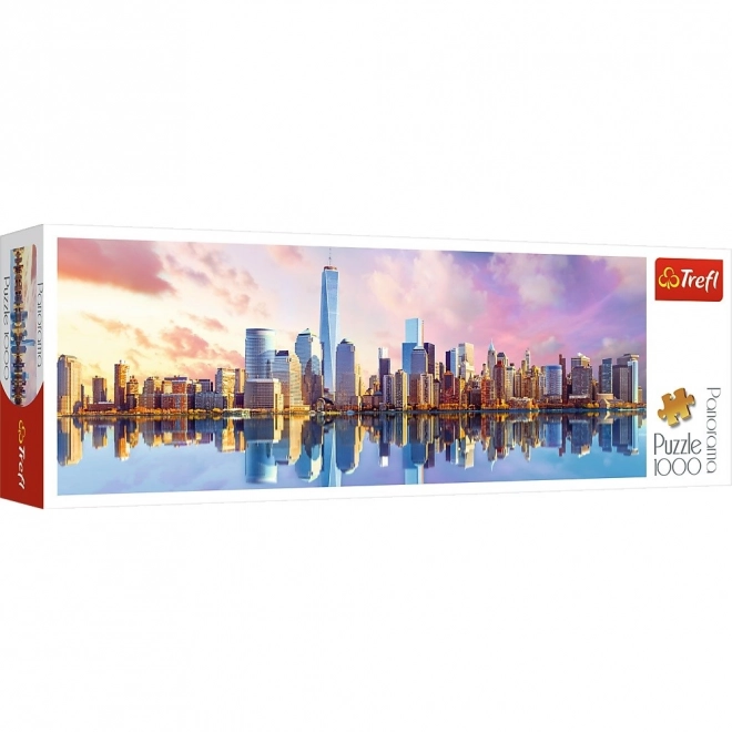 Trefl panoramatické puzzle Manhattan, USA 1000 dielikov