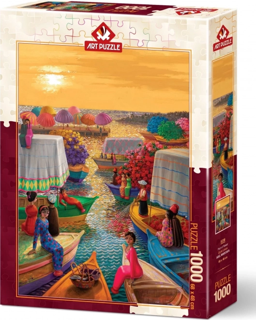 Puzzle Kvetinový Prístav 1000 dielikov