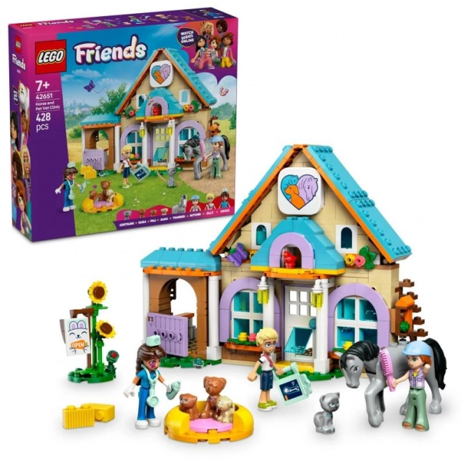 Lego Friends kôň a veterinárna klinika