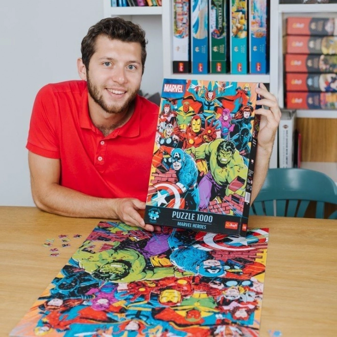 Puzzle 1000 dielikov Marvel Heroes Premium Plus