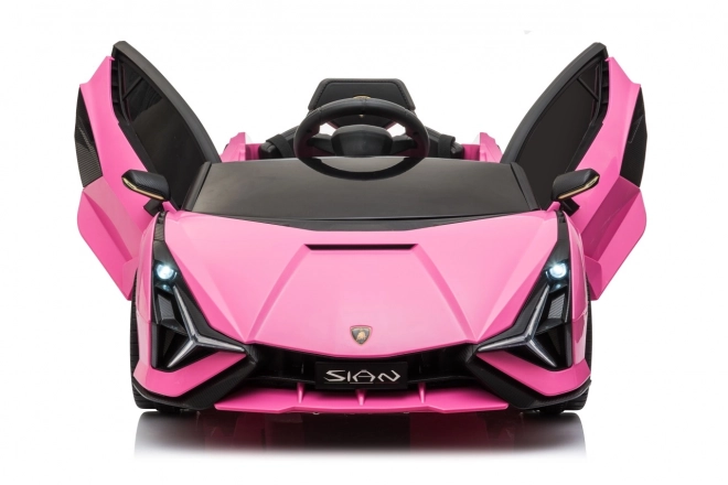 Lamborghini SIAN detské auto na batériu s ovládačom – Ružové