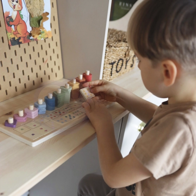 Drevené počítadlo a triediaca hračka Montessori od PolarB