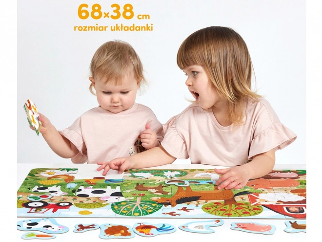 Veselé Puzzle 24 Kúskov
