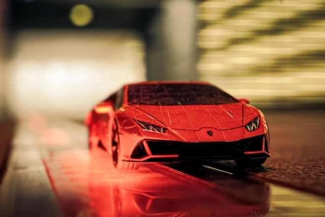 Lamborghini Huracán Evo oranžové puzzle