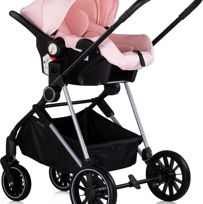 Kombinovaný kočík 2v1 Aura Pink Marshmallow
