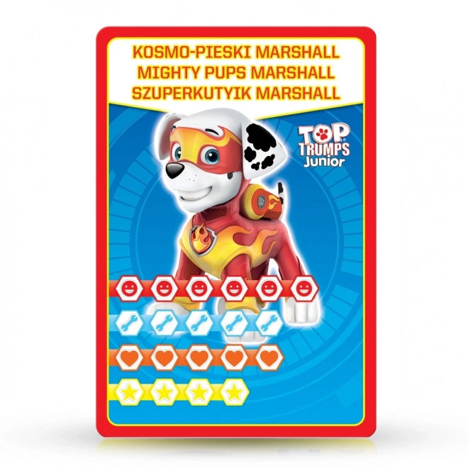 Karty Top Trumps v kovovej krabičke - Labková patrola