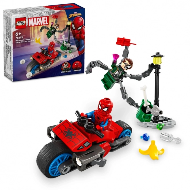 LEGO Marvel Honička na motorke: Spider-Man vs. Doc Ock