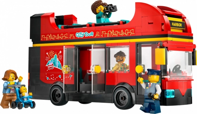 Lego City Červený Dvojposchodový Autobus