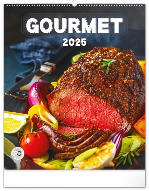 Nástenný kalendár Gourmet 2025