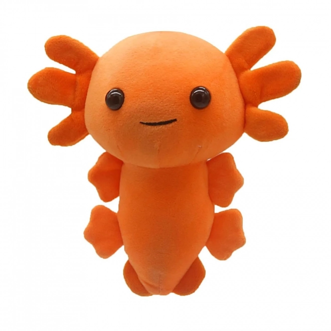 Plyšový vodný dráčik Axolotl oranžový 21 cm