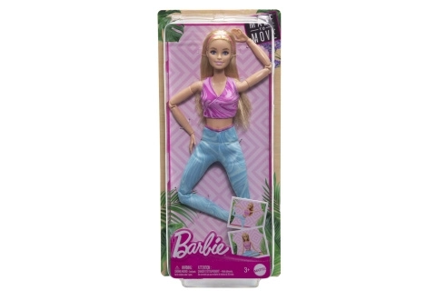 Barbie v pohybe - Blondínka s modrými legínami