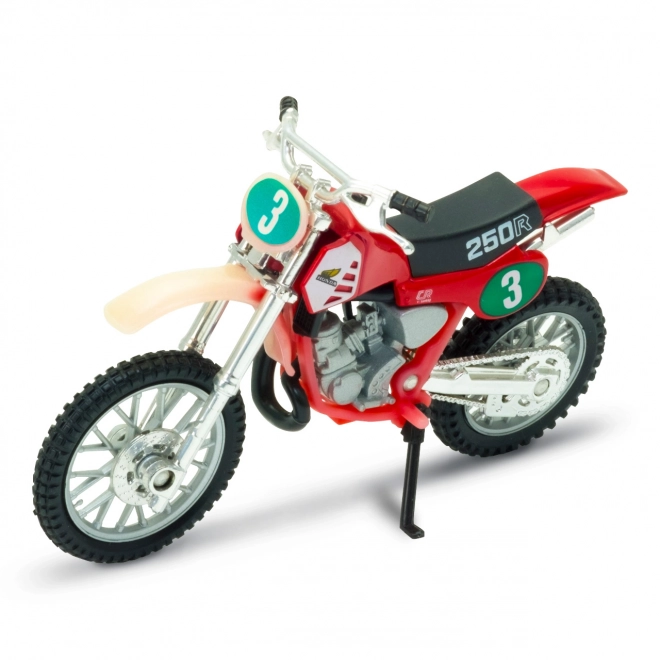 Welly Motocykl Honda CR250R Červená