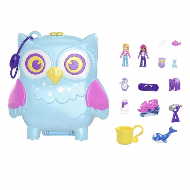 Polly Pocket set na pyžamovú párty so Sovami