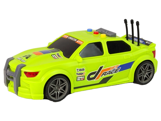 Žiarivý drift dizajn a aerodynamické línie