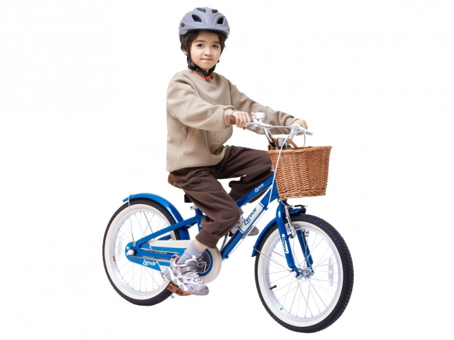 Uroczy mestský bicykel s košíkom pre deti Eurocle 18"