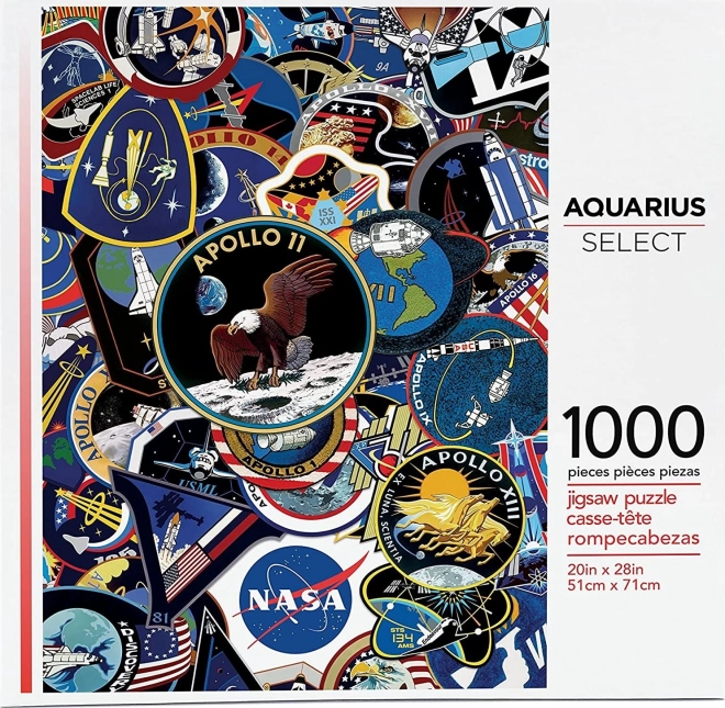 Puzzle NASA: Nášivky misií 1000 dielikov