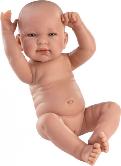 Llorens 73802 NEW BORN BABY - realistická bábika s celovinylovým telíčkom - 40 cm