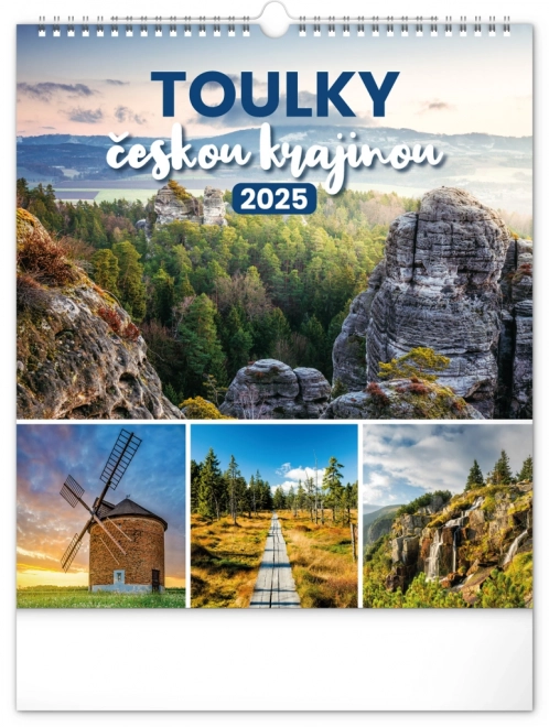 Nástenný kalendár Toulky českou krajinou 2025