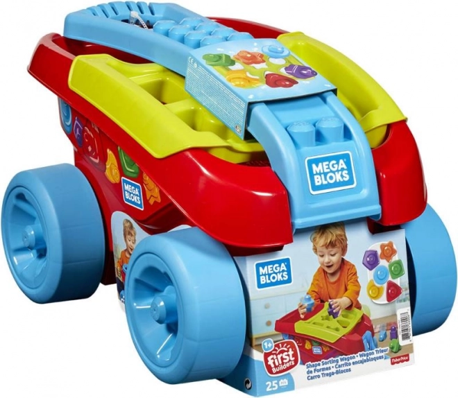 Fisher Price Mega Bloks Vozík na triedenie tvarov