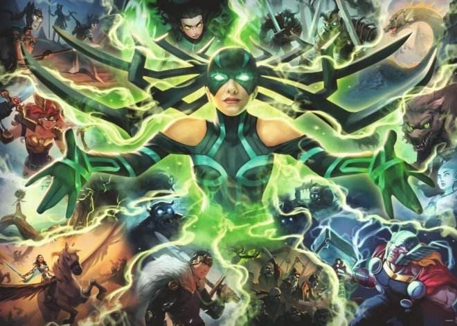 Puzzle Marvel Villainous: Hela 1000 dielikov