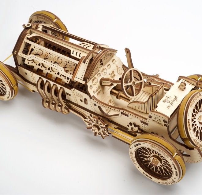 3D puzzle Ugears - auto U9 Grand Prix 348 dielikov