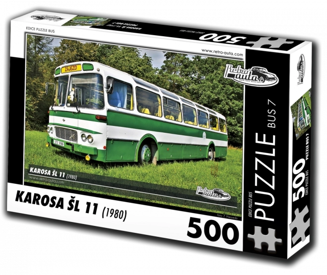 Retro puzzle autobus Karosa ŠL 11 (1980) 500 dielikov